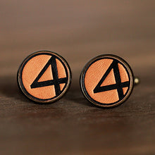 Load image into Gallery viewer, Fantastic Four Cuff Links Handcrafted Superhero Cufflinks for Men
