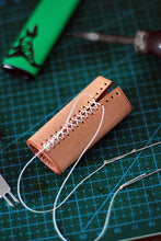Load image into Gallery viewer, MerrySix Crafts Handmade Slim Veg Tanned Lighter Leather Case Cover
