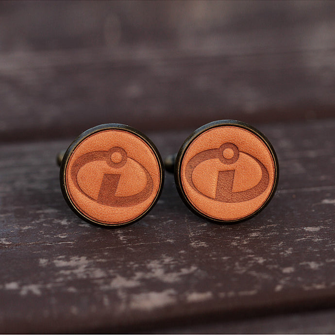 Handcrafted The Incredible Leather Cufflinks for Men