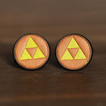 Load image into Gallery viewer, “The Legend of Zelda” Leather Cufflinks for Men

