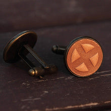 Load image into Gallery viewer, X-men Superhero Marvel Handcrafted Leather Cuff Links for Men
