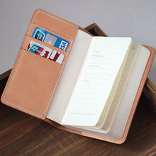Load image into Gallery viewer, MerrySix Handcrafted Crafts 100% Hand-Stitched Veg-tanned Leather Classic Notebook Cover
