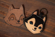 Load image into Gallery viewer, MerrySix Handcrafted Crafts Handmade Corgi Key Chain Veg-Tanned Personalized Cute Dog Animal Key Ring
