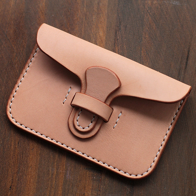 MerrySix Crafts Handmade Slim RFID Leather Card Holder Wallets for Men & Women