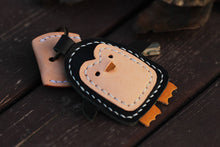 Load image into Gallery viewer, MerrySix Crafts Handmade Cute Penguin Key Chain Veg-Tanned Leather Personalized Animal Bag Charm
