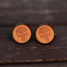 Load image into Gallery viewer, Marvel Publisher Handcrafted Leather Cufflinks for Men
