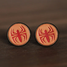 Load image into Gallery viewer, Spider-Man Cuff Links Handcrafted Superhero Cufflinks for Men
